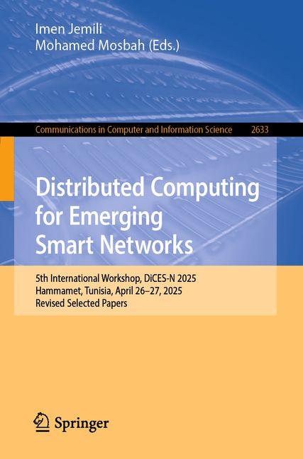 Kniha Distributed Computing for Emerging Smart Networks Mohamed Mosbah