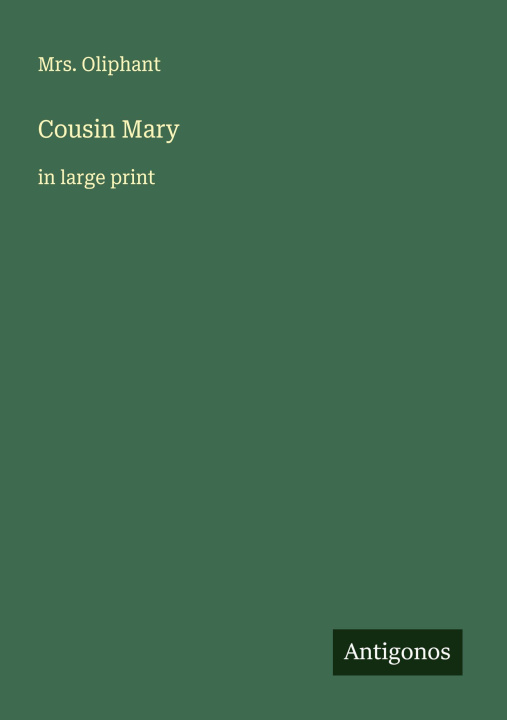 Knjiga Cousin Mary 