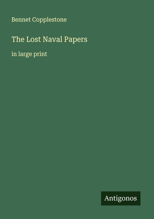 Kniha The Lost Naval Papers 