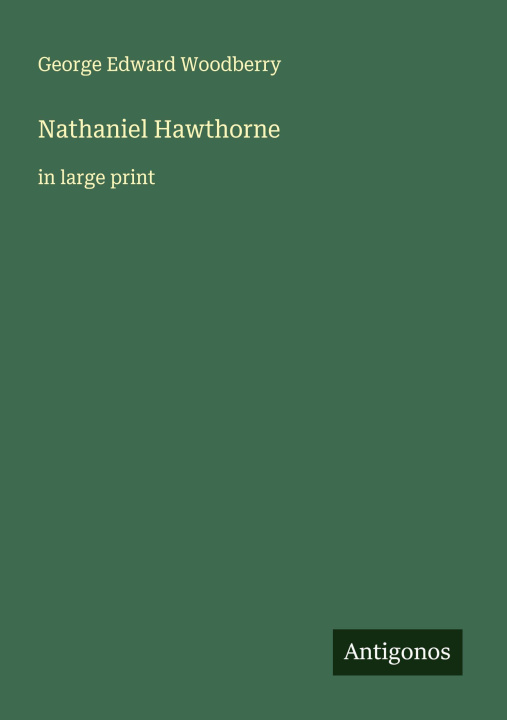 Kniha Nathaniel Hawthorne 