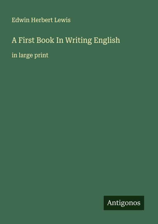Knjiga A First Book In Writing English 