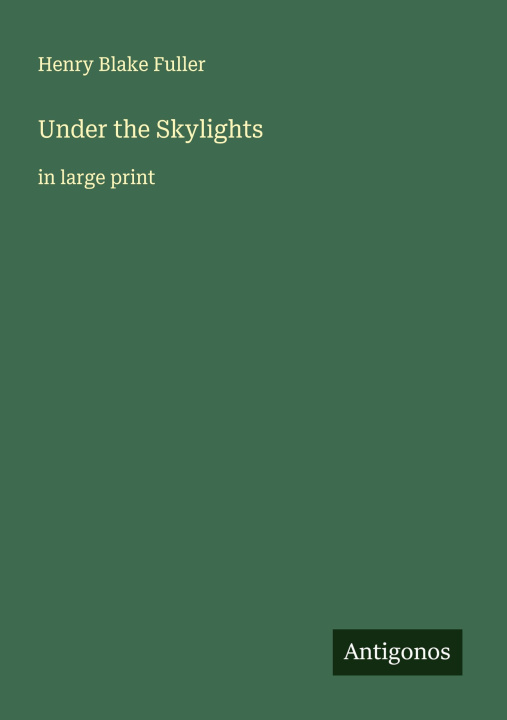 Kniha Under the Skylights Henry Blake Fuller