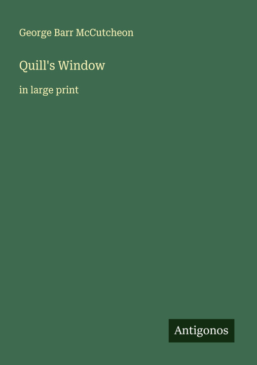 Kniha Quill's Window 