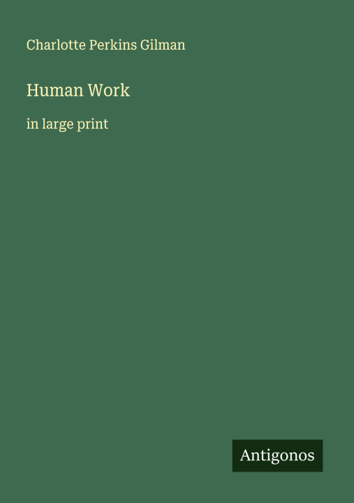 Kniha Human Work 