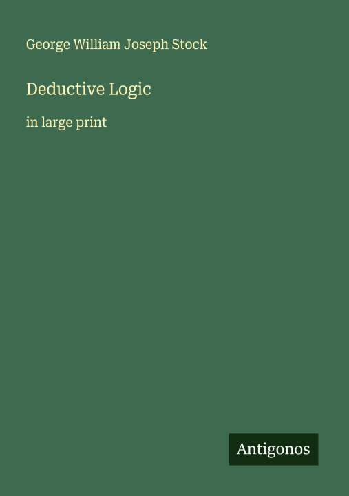 Knjiga Deductive Logic 