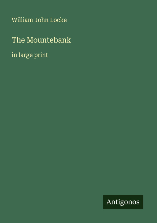 Kniha The Mountebank 