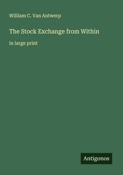 Knjiga The Stock Exchange from Within 