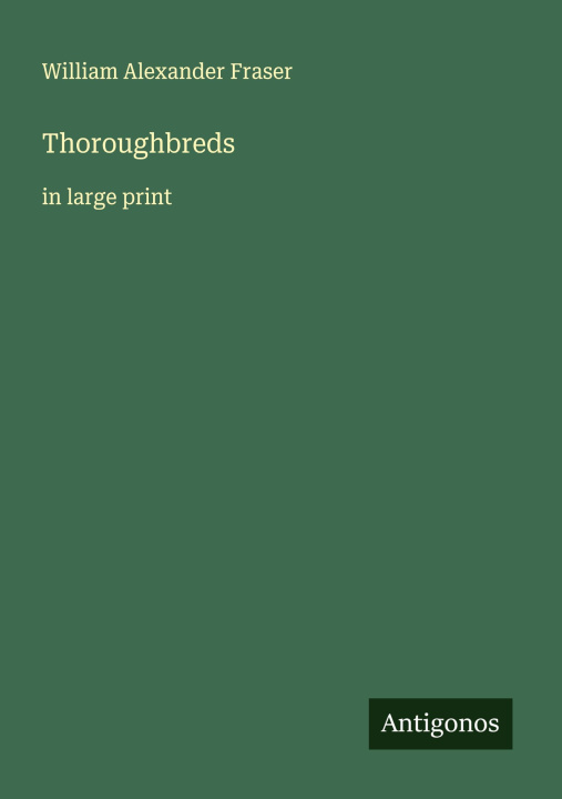 Kniha Thoroughbreds 