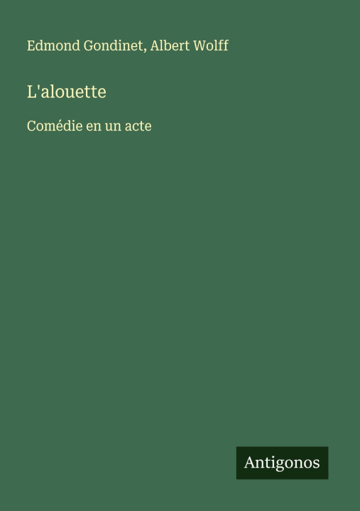 Buch L'alouette Albert Wolff