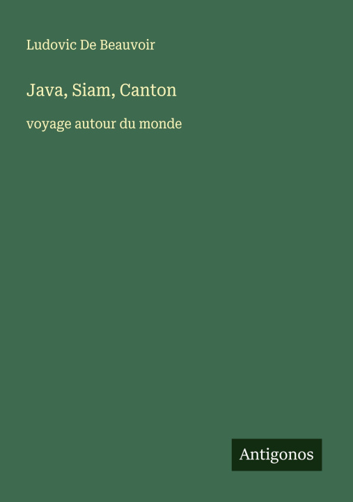 Knjiga Java, Siam, Canton 
