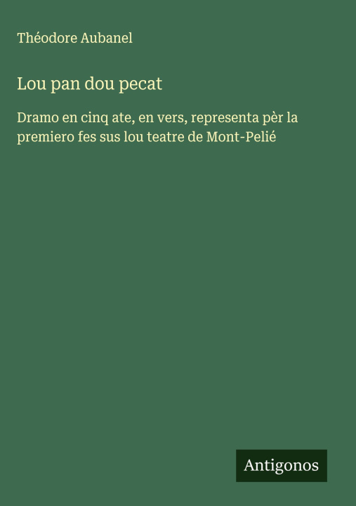 Kniha Lou pan dou pecat Théodore Aubanel