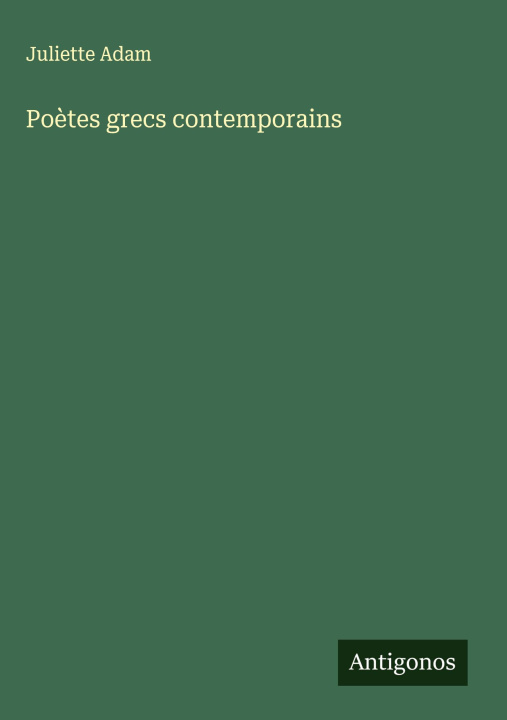 Libro Poètes grecs contemporains 