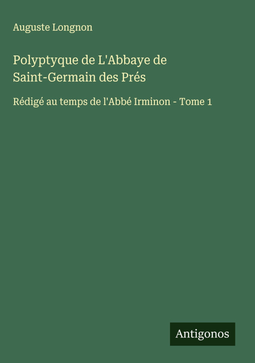 Kniha Polyptyque de L'Abbaye de Saint-Germain des Prés 
