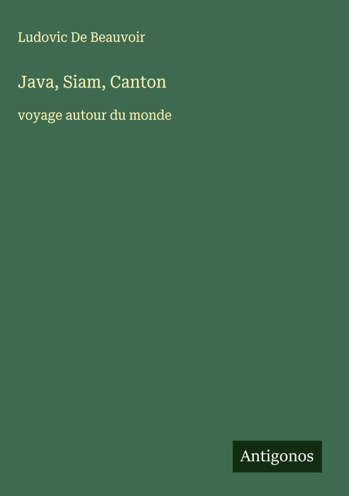 Knjiga Java, Siam, Canton 