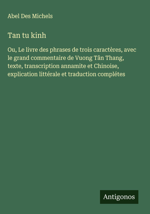 Kniha Tan tu kinh 