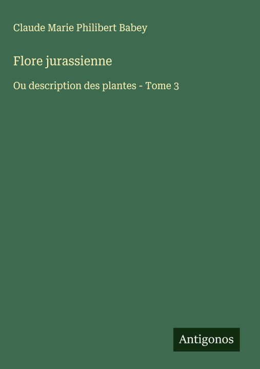 Kniha Flore jurassienne 