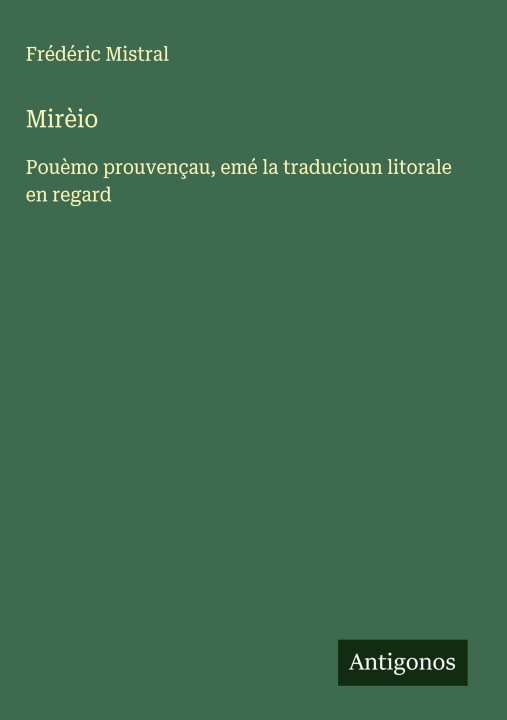 Kniha Mirèio 