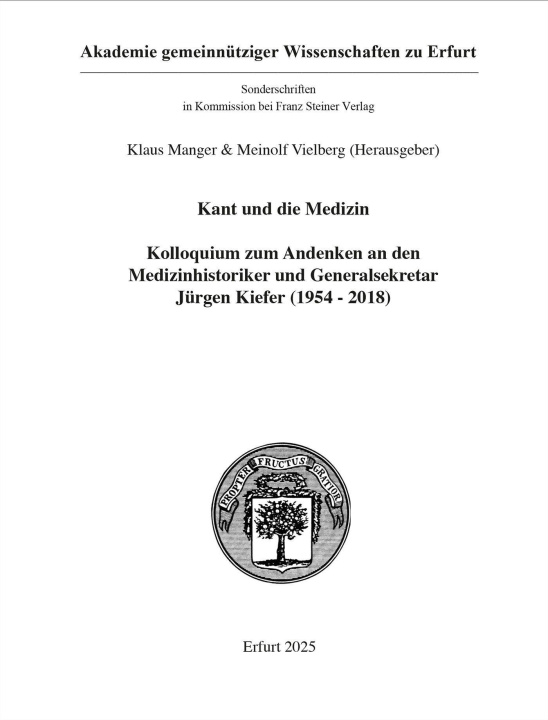 Knjiga Kant und die Medizin Meinolf Vielberg
