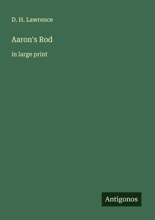 Kniha Aaron's Rod 
