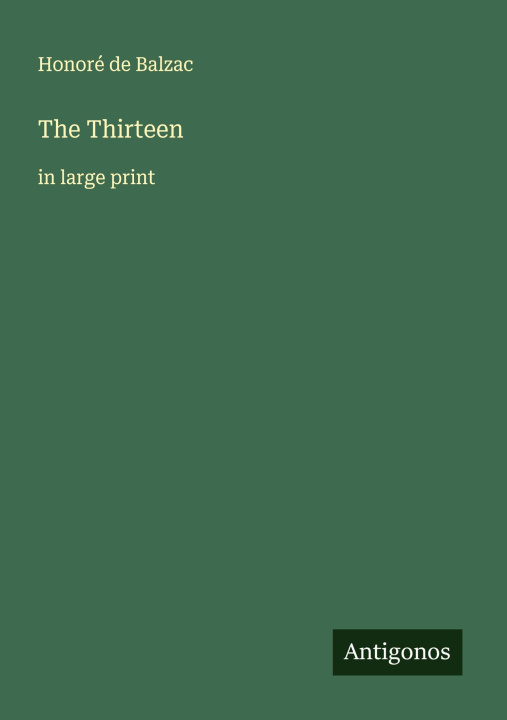 Kniha The Thirteen 