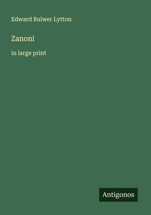 Kniha Zanoni 