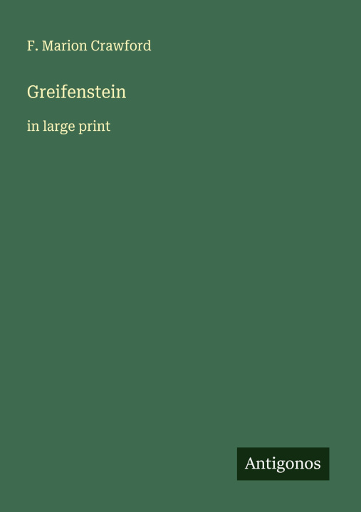 Kniha Greifenstein 