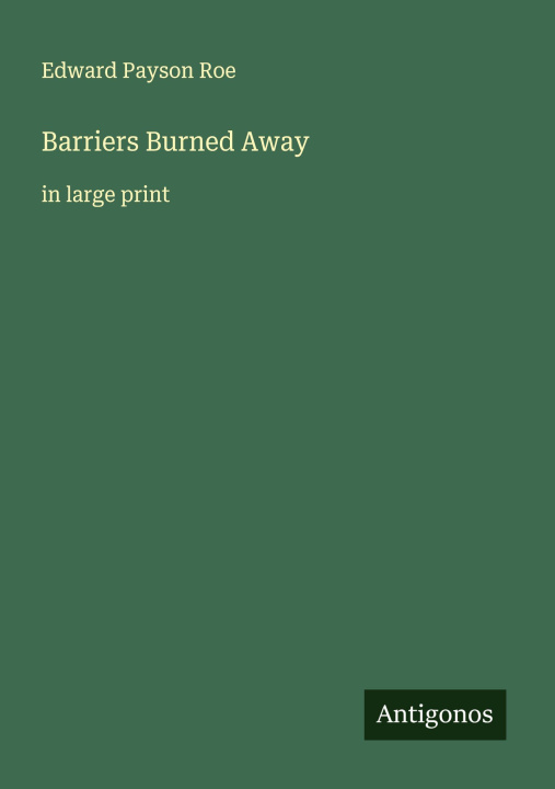 Kniha Barriers Burned Away 