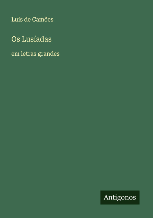 Kniha Os Lusíadas Luís de Camões