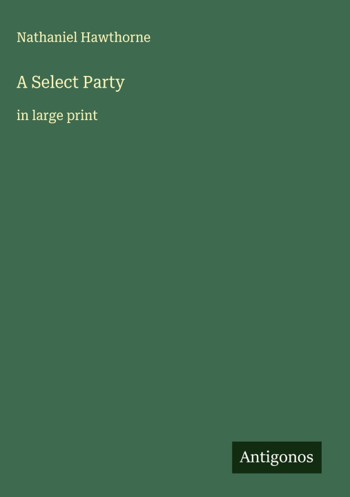 Kniha A Select Party 