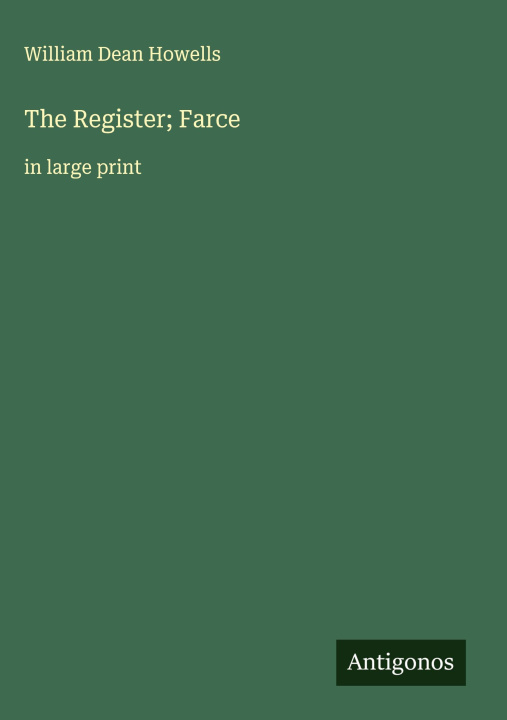 Kniha The Register; Farce 