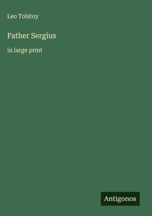 Kniha Father Sergius 