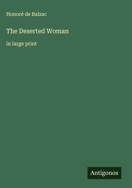 Kniha The Deserted Woman 