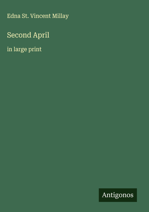 Kniha Second April 