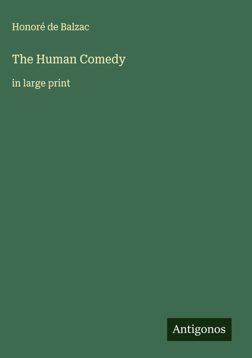 Kniha The Human Comedy 