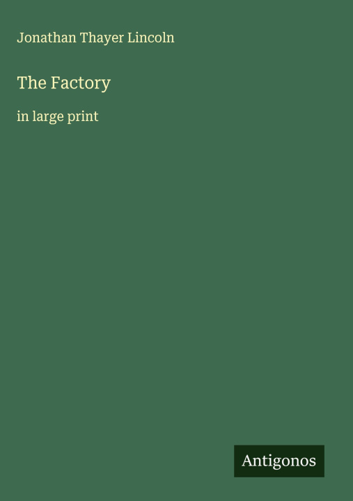 Kniha The Factory 