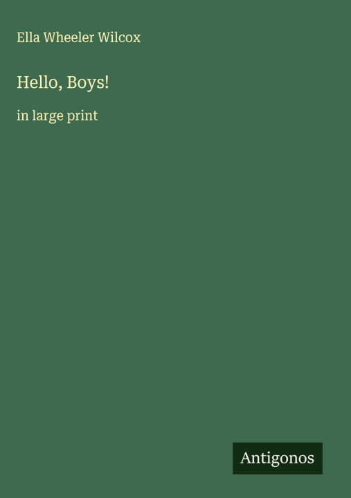 Kniha Hello, Boys! 