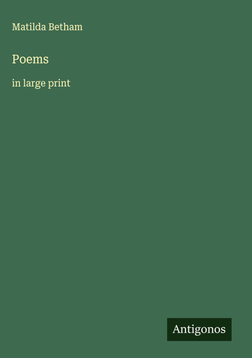 Kniha Poems 