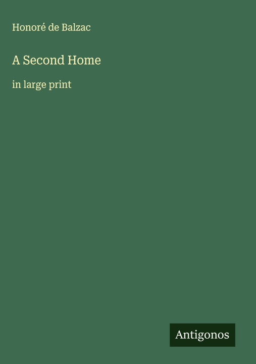 Kniha A Second Home 