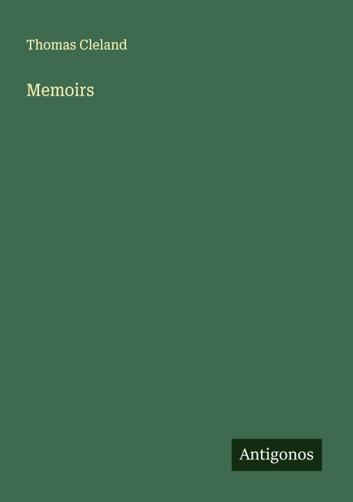 Kniha Memoirs 