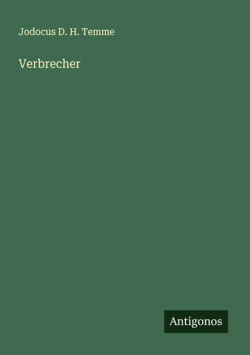 Kniha Verbrecher 