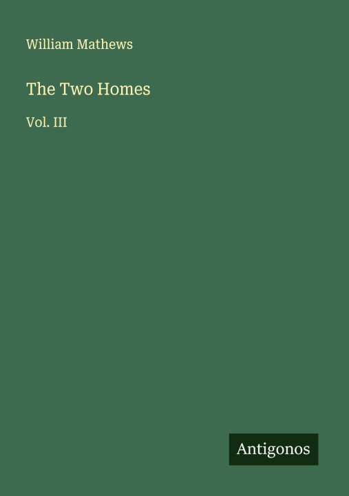 Kniha The Two Homes 