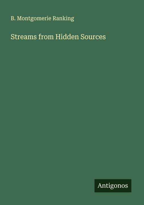 Knjiga Streams from Hidden Sources 