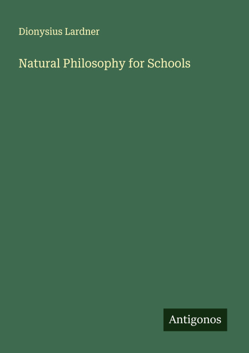 Kniha Natural Philosophy for Schools 