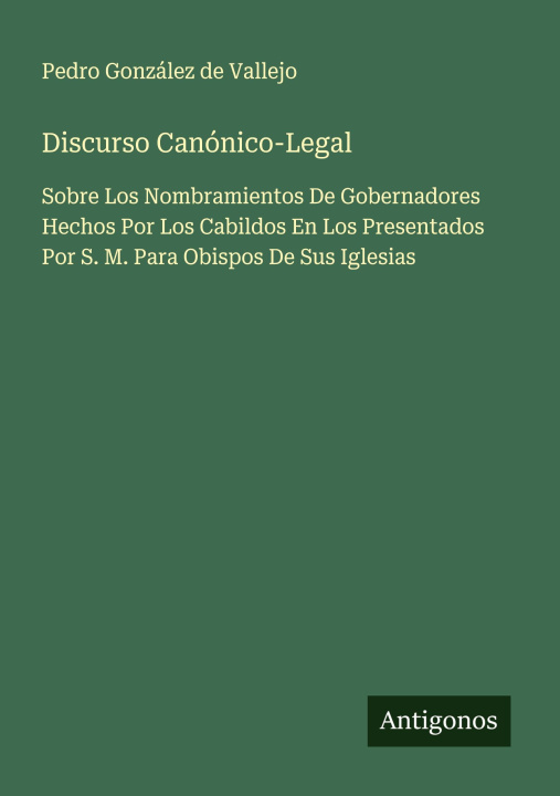 Kniha Discurso Canónico-Legal 