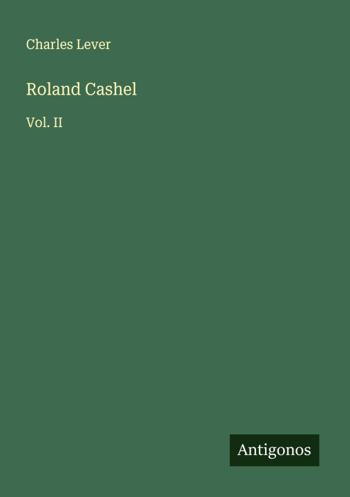 Kniha Roland Cashel 