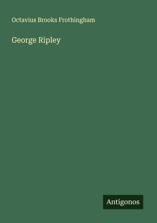 Kniha George Ripley 