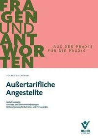 Kniha Außertarifliche Angestellte Volker Mischewski