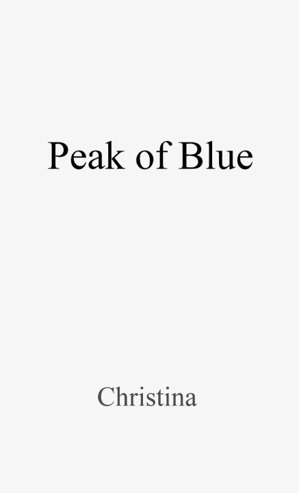Libro Peak of Blue Christina Ficociello