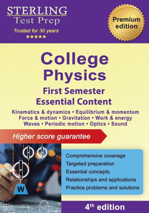 Kniha College Physics Sterling Test Prep
