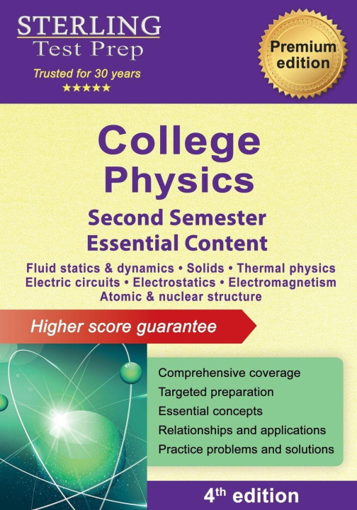 Kniha College Physics Sterling Test Prep